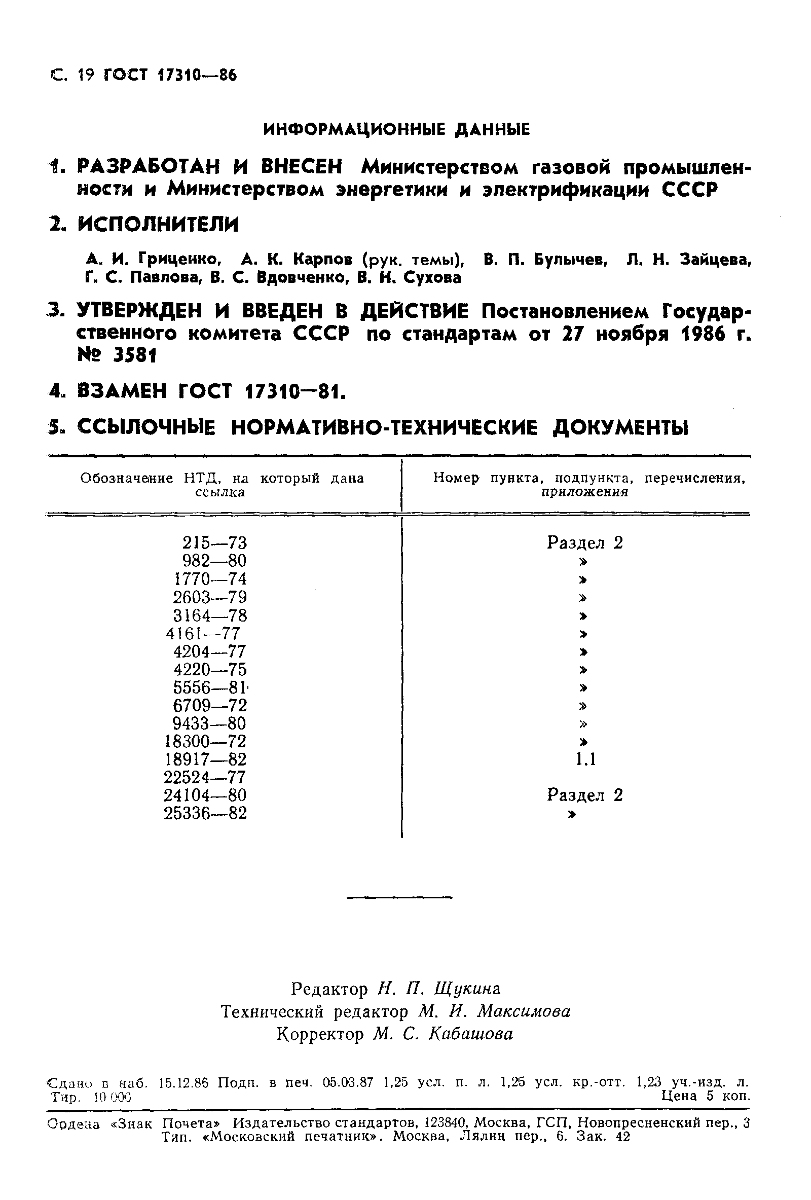 ГОСТ 17310-86