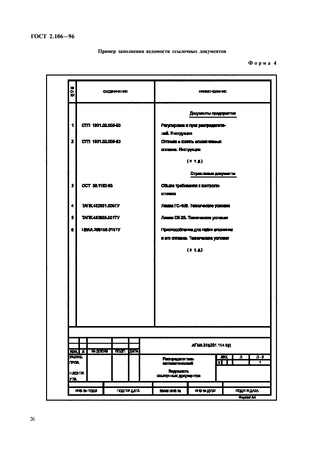 ГОСТ 2.106-96