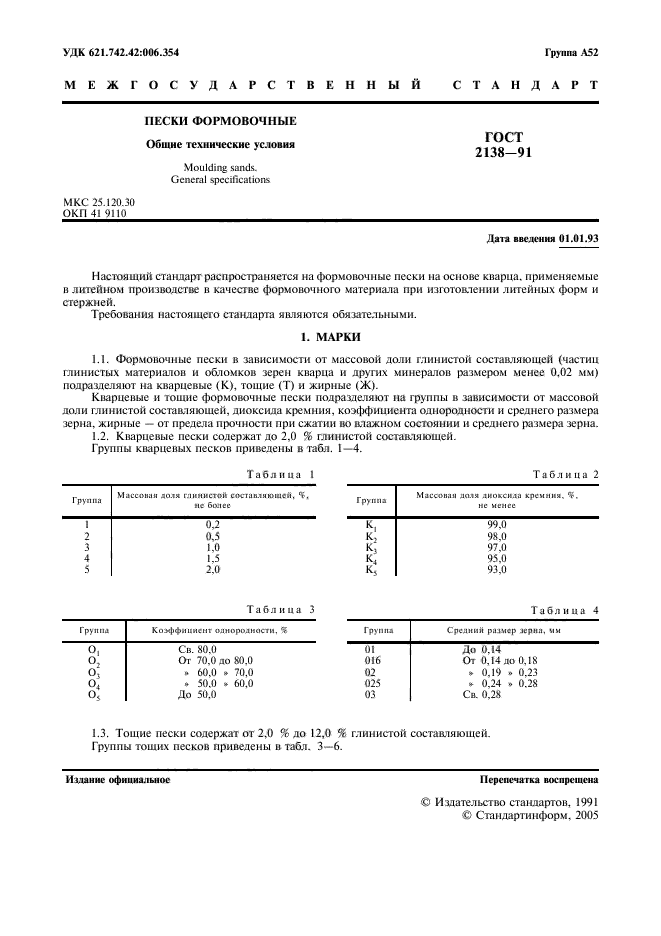 ГОСТ 2138-91