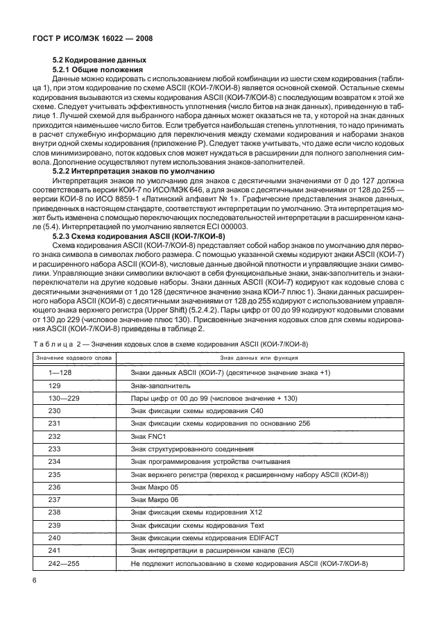 ГОСТ Р ИСО/МЭК 16022-2008