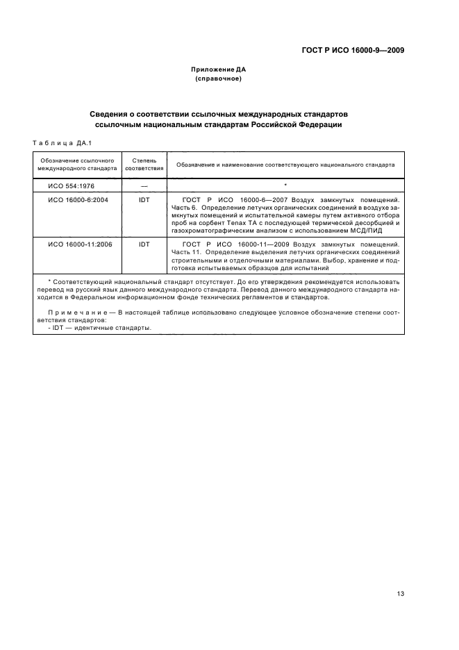 ГОСТ Р ИСО 16000-9-2009