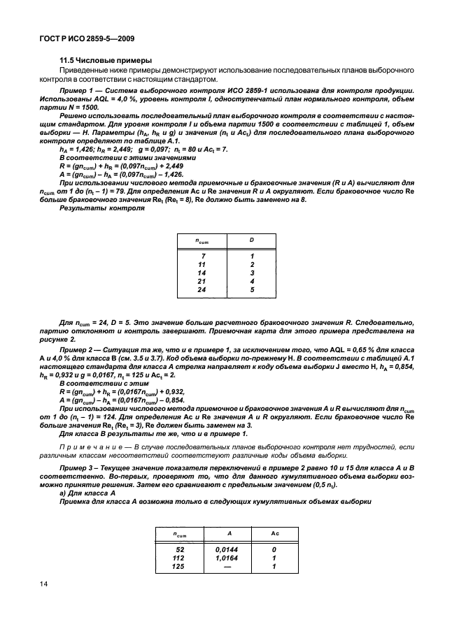 ГОСТ Р ИСО 2859-5-2009