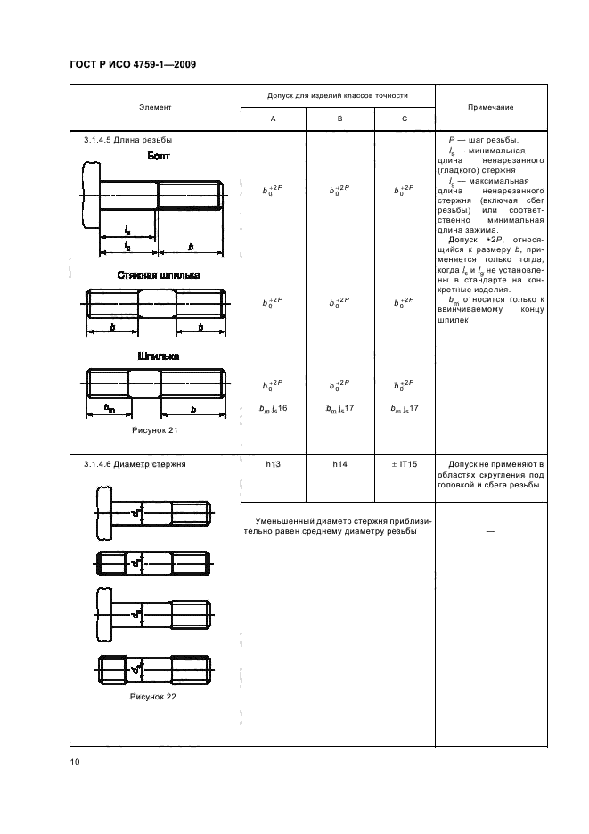 ГОСТ Р ИСО 4759-1-2009