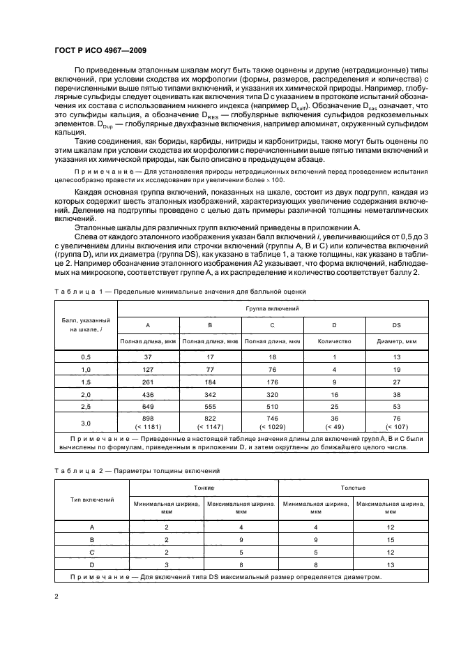 ГОСТ Р ИСО 4967-2009