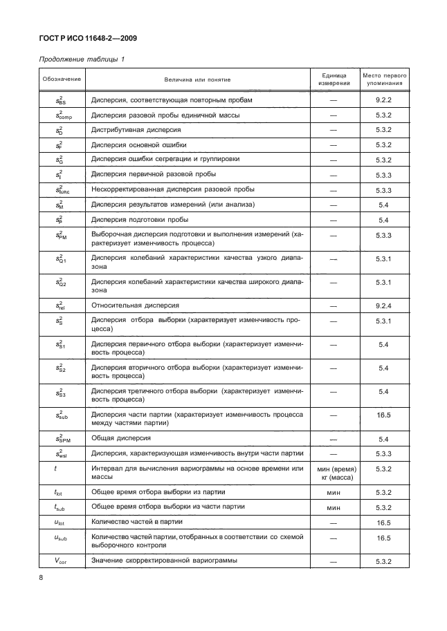 ГОСТ Р ИСО 11648-2-2009