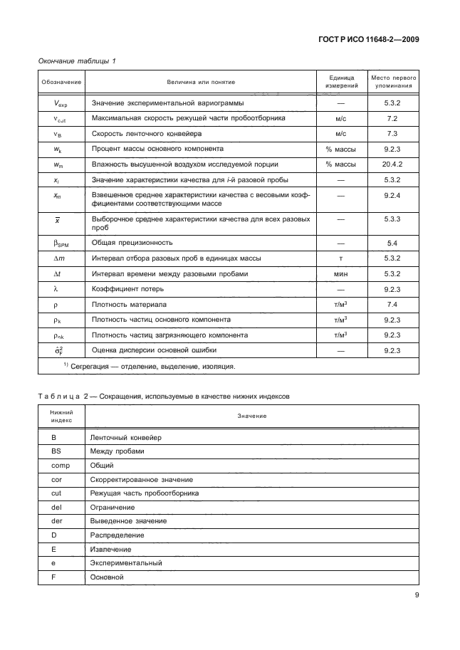 ГОСТ Р ИСО 11648-2-2009