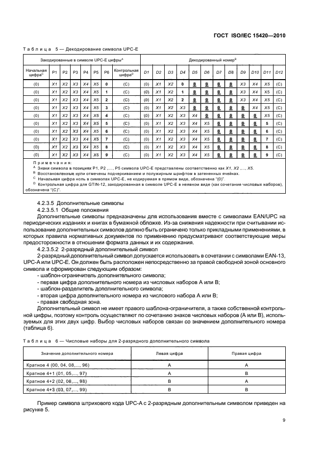 ГОСТ ISO/IEC 15420-2010