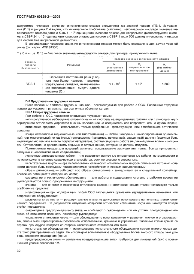 ГОСТ Р МЭК 60825-2-2009