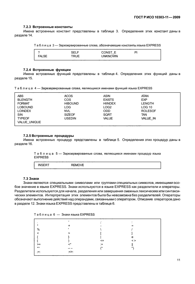 ГОСТ Р ИСО 10303-11-2009