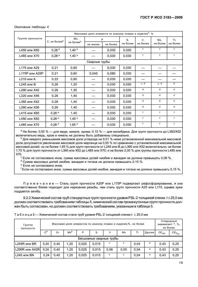 ГОСТ Р ИСО 3183-2009