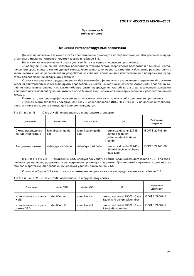 ГОСТ Р ИСО/ТС 22745-30-2009