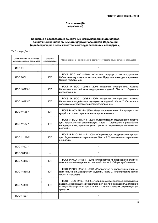 ГОСТ Р ИСО 14630-2011