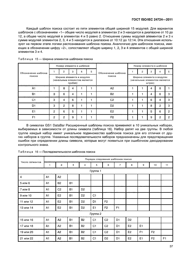 ГОСТ ISO/IEC 24724-2011