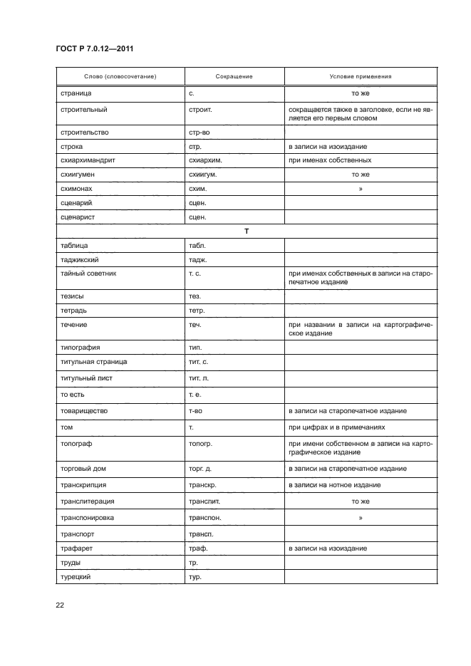 ГОСТ Р 7.0.12-2011