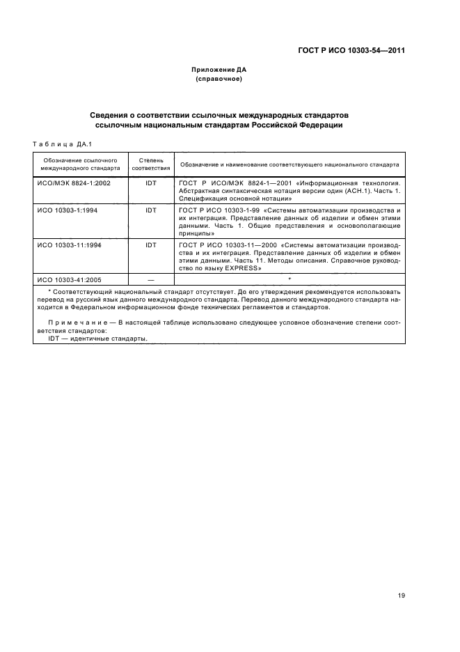 ГОСТ Р ИСО 10303-54-2011