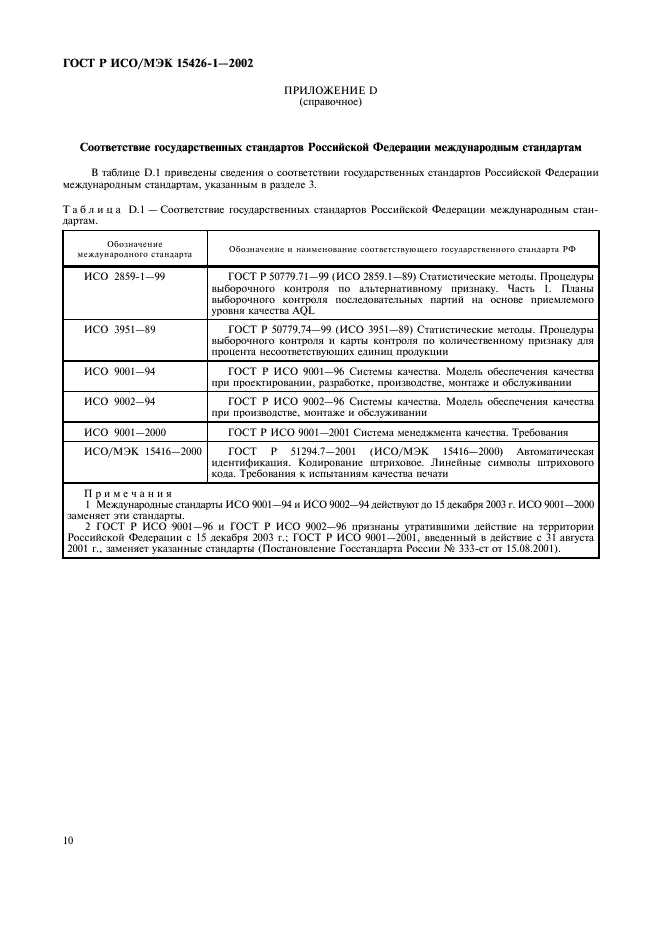 ГОСТ Р ИСО/МЭК 15426-1-2002