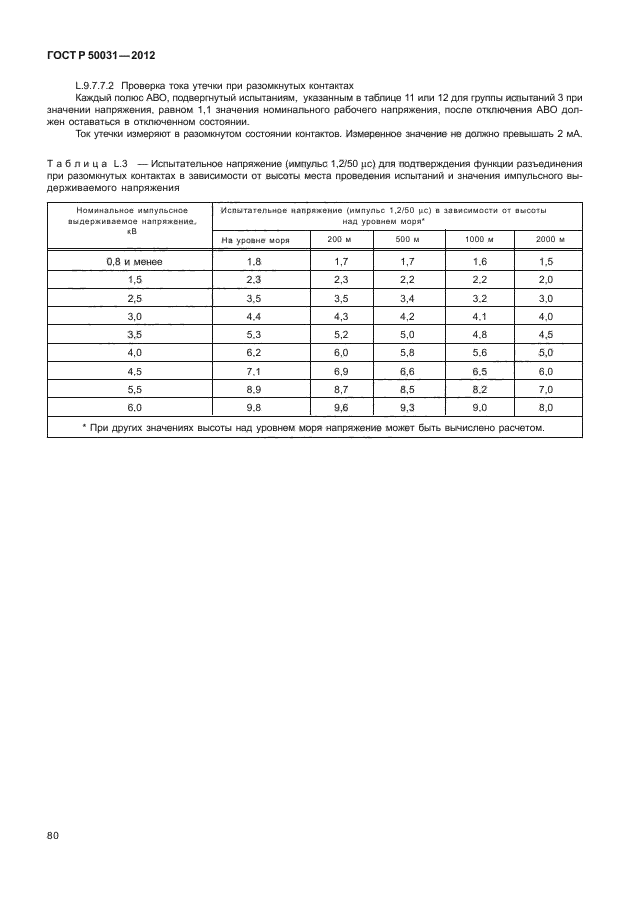 ГОСТ Р 50031-2012