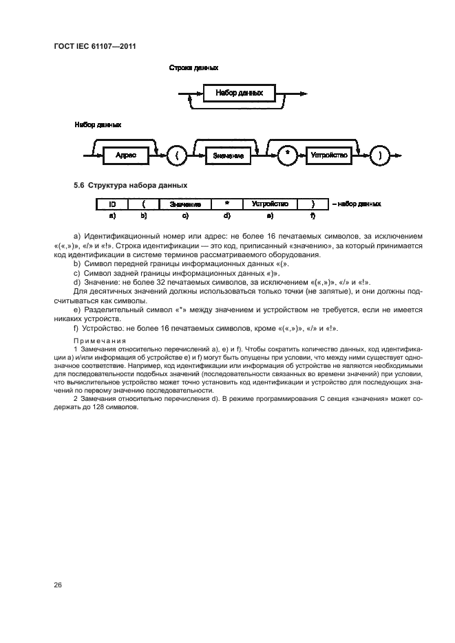 ГОСТ IEC 61107-2011