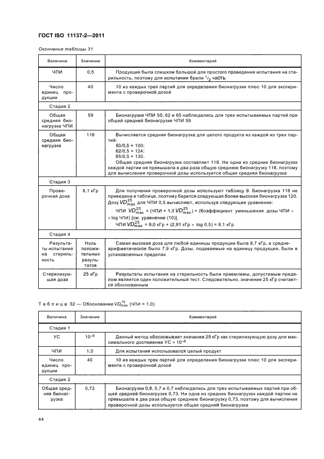 ГОСТ ISO 11137-2-2011