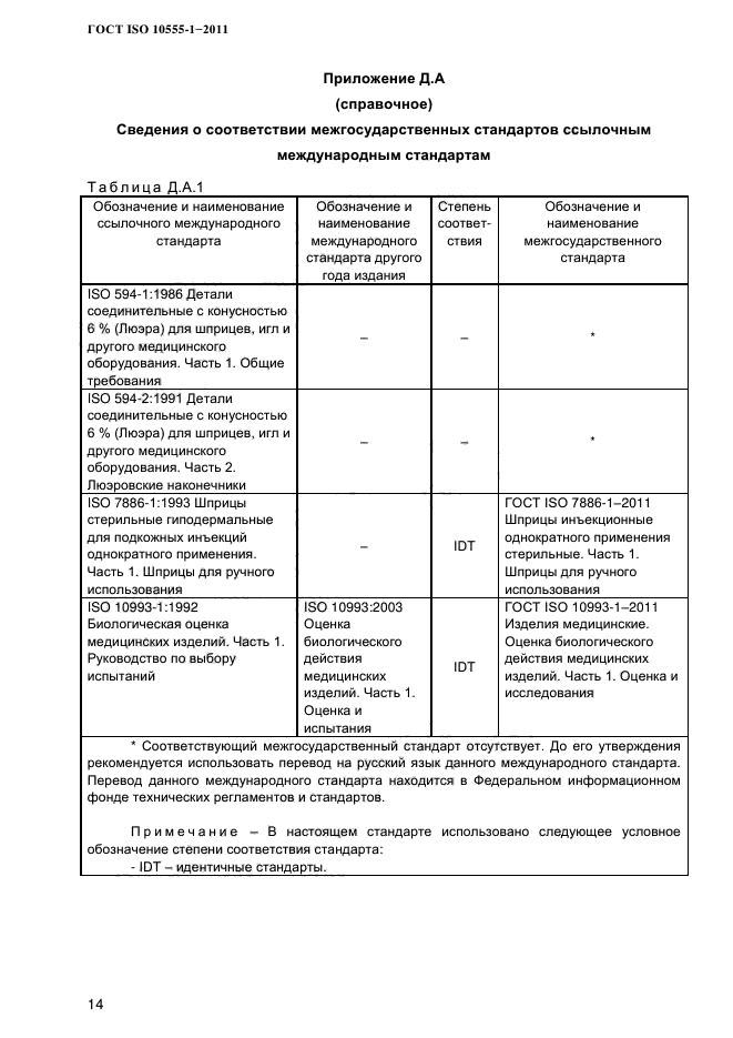 ГОСТ ISO 10555-1-2011