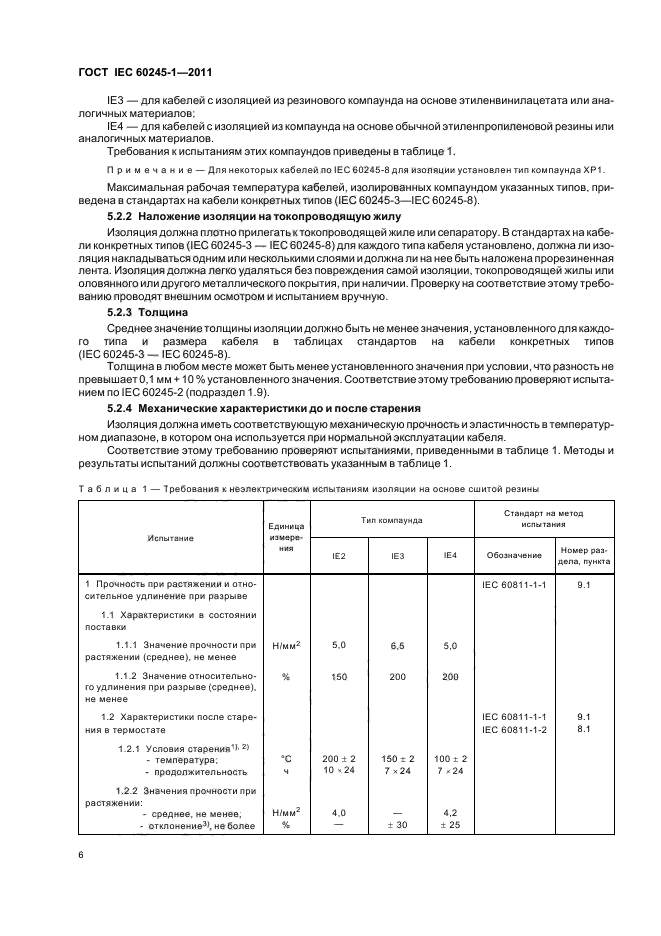 ГОСТ IEC 60245-1-2011