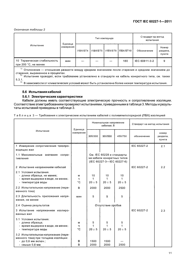 ГОСТ IEC 60227-1-2011