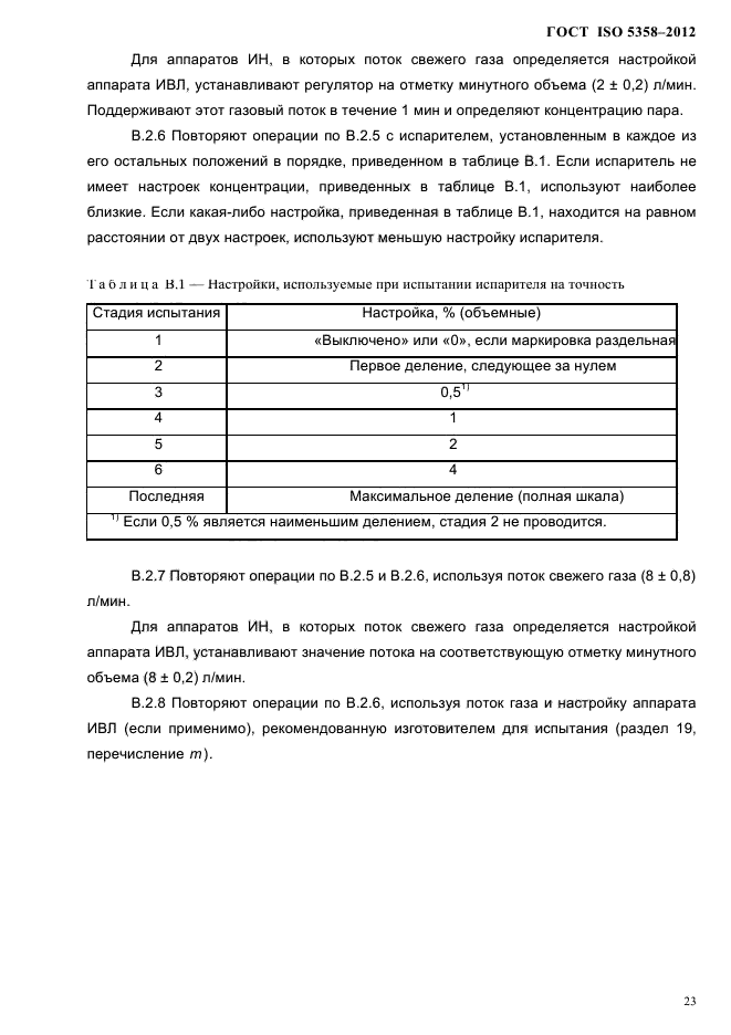 ГОСТ ISO 5358-2012