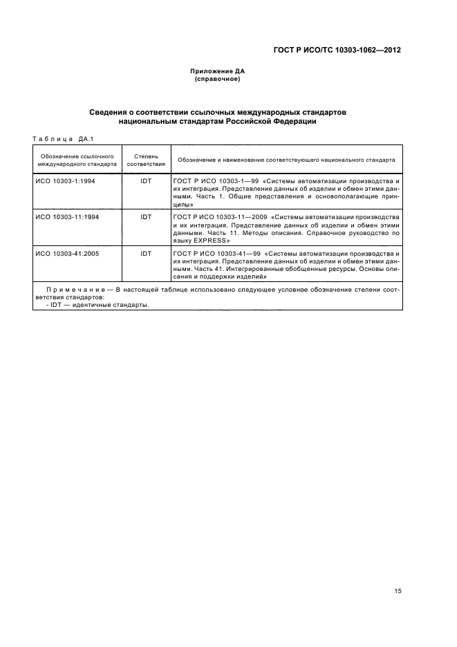 ГОСТ Р ИСО/ТС 10303-1062-2012