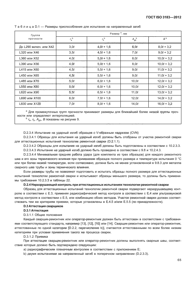 ГОСТ ISO 3183-2012