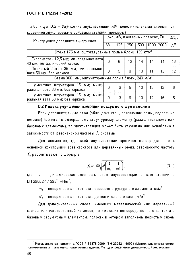 ГОСТ Р ЕН 12354-1-2012