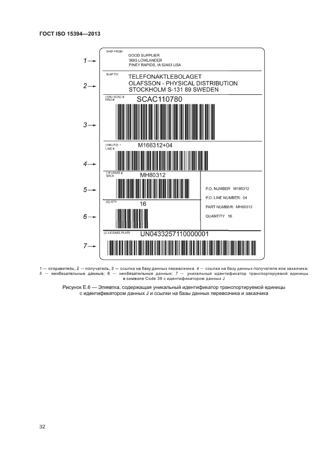 ГОСТ ISO 15394-2013