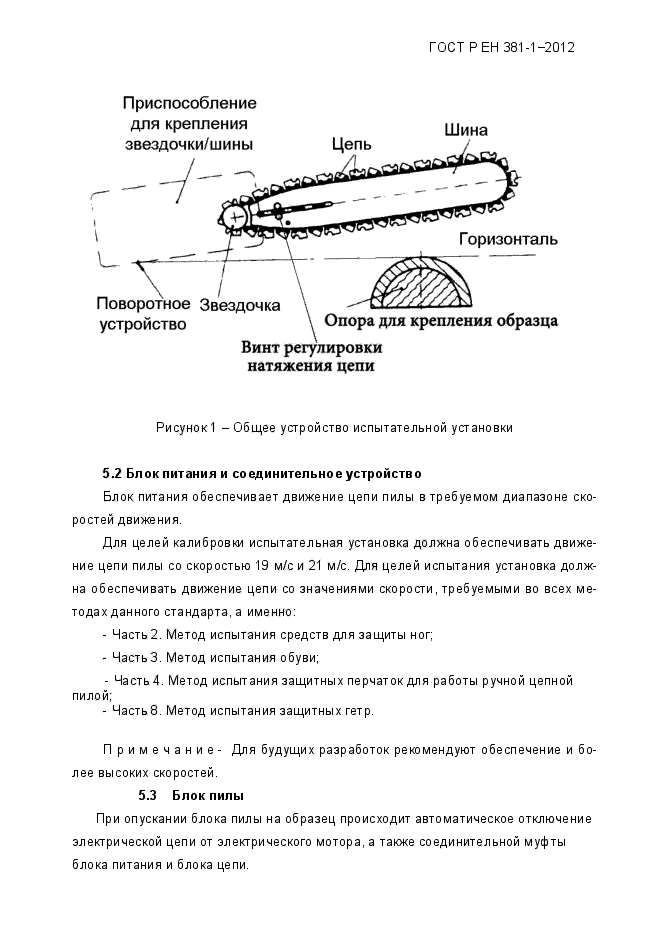 ГОСТ Р ЕН 381-1-2012