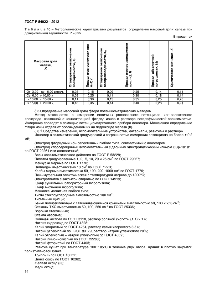 ГОСТ Р 54922-2012