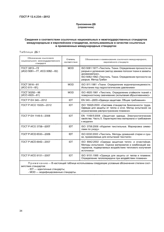 ГОСТ Р 12.4.234-2012