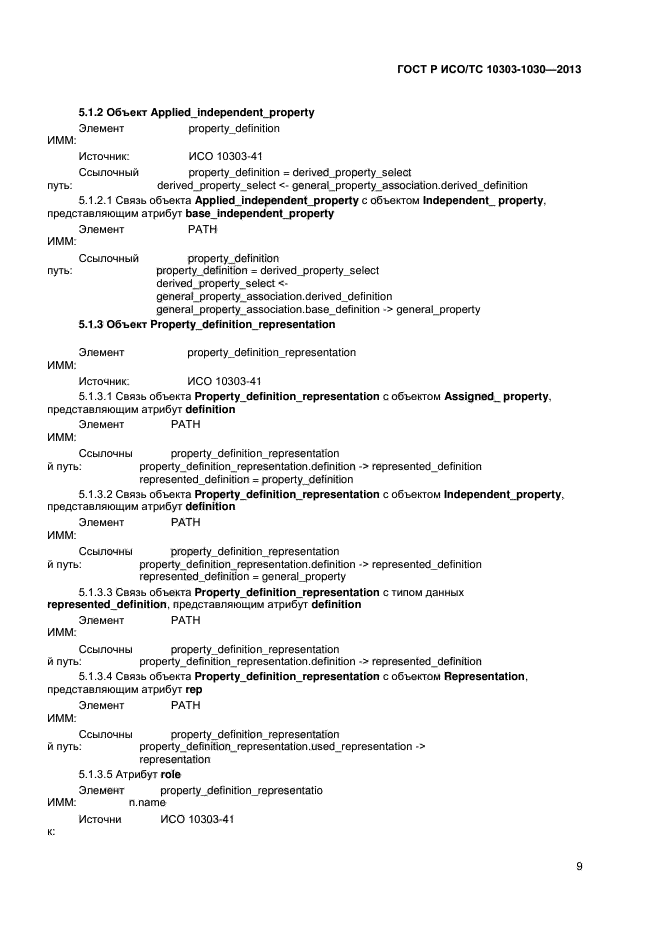 ГОСТ Р ИСО/ТС 10303-1030-2013