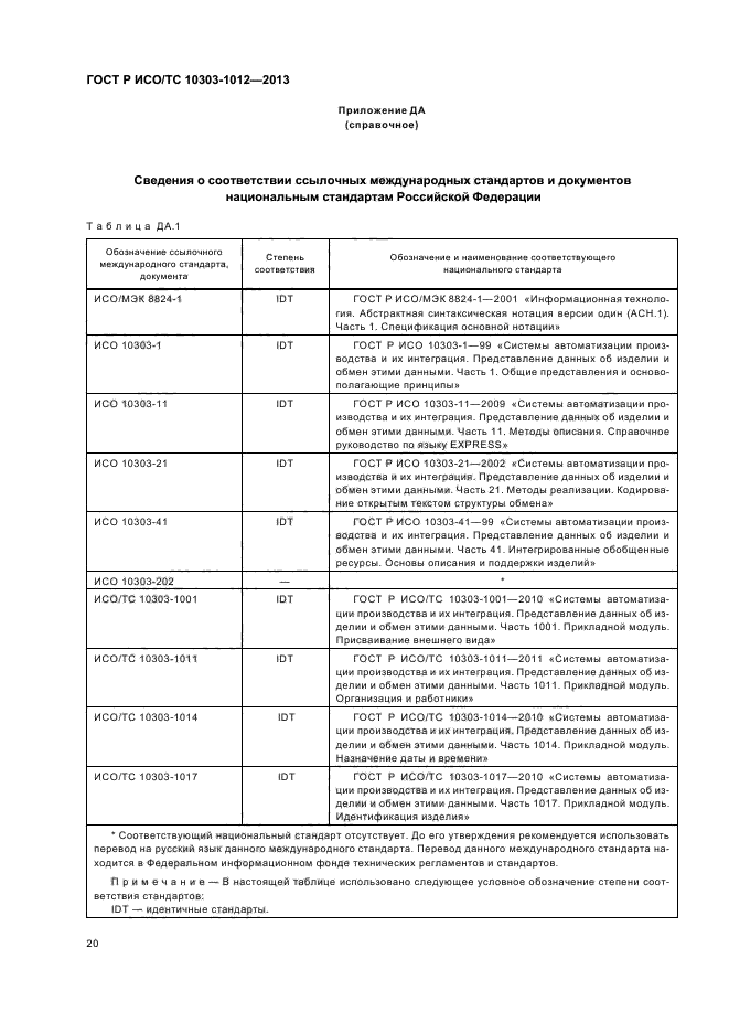 ГОСТ Р ИСО/ТС 10303-1012-2013