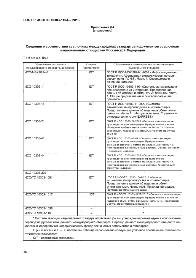 ГОСТ Р ИСО/ТС 10303-1104-2013