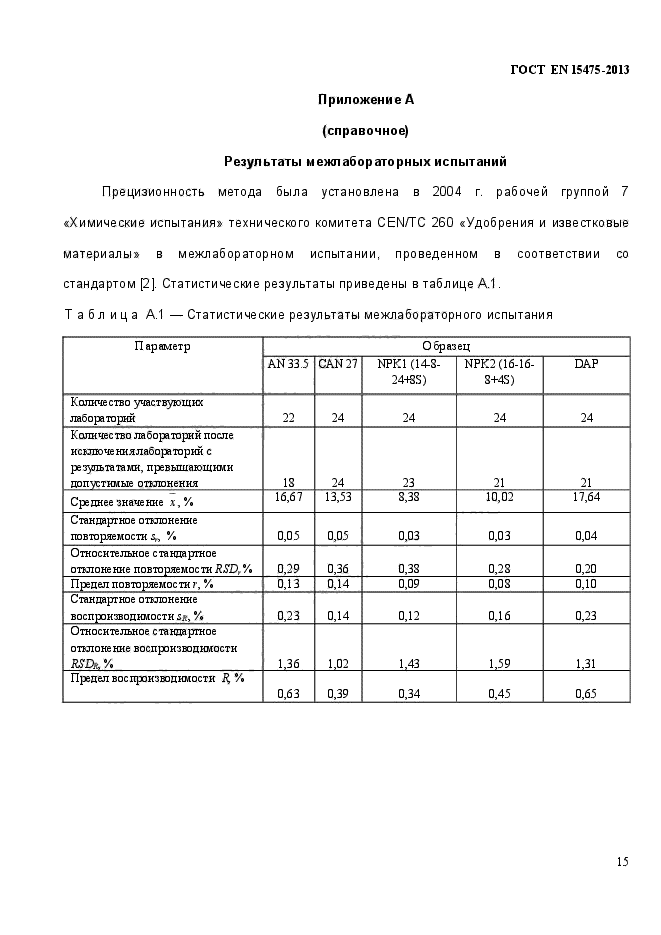 ГОСТ EN 15475-2013