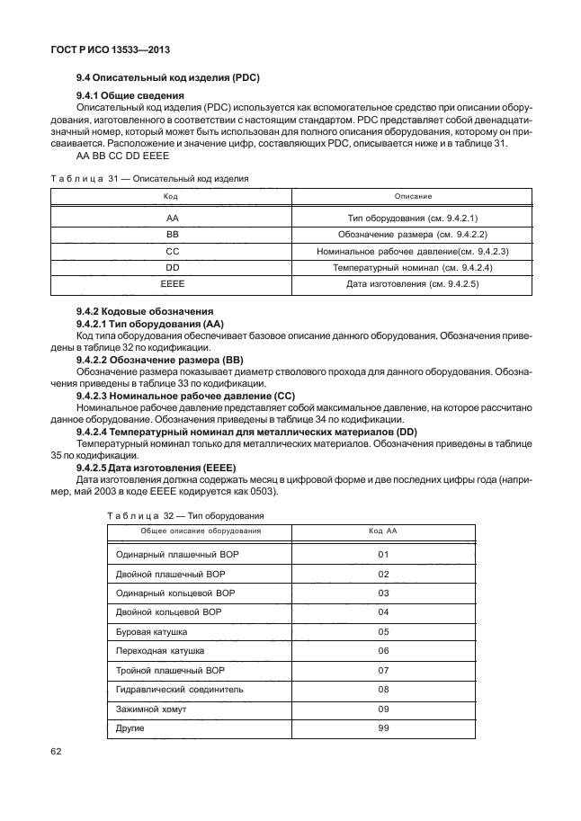 ГОСТ Р ИСО 13533-2013