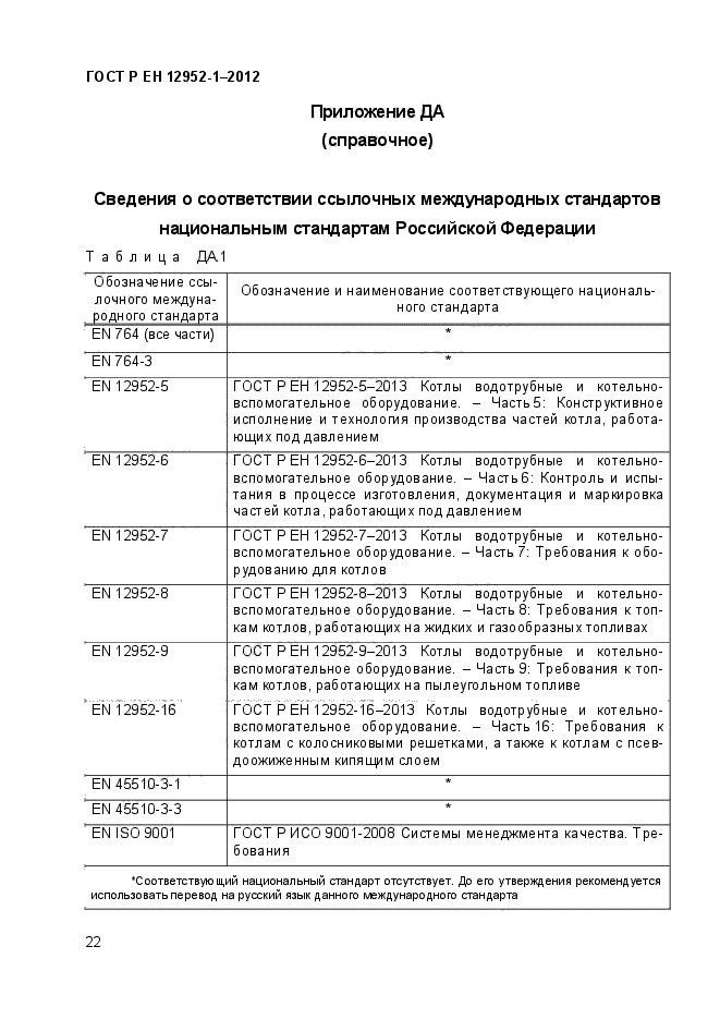 ГОСТ Р ЕН 12952-1-2012