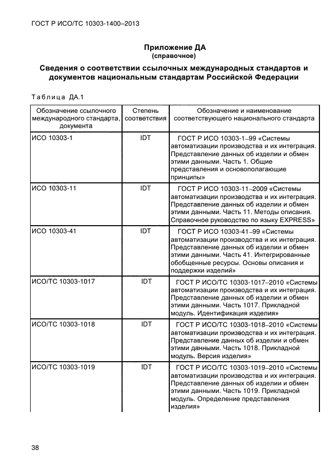 ГОСТ Р ИСО/ТС 10303-1400-2013