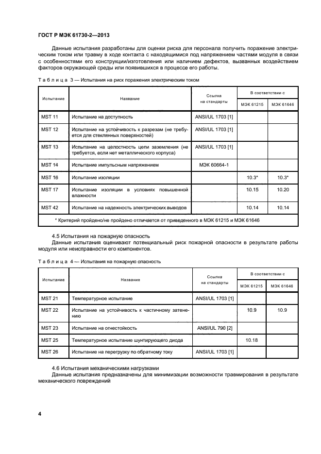 ГОСТ Р МЭК 61730-2-2013