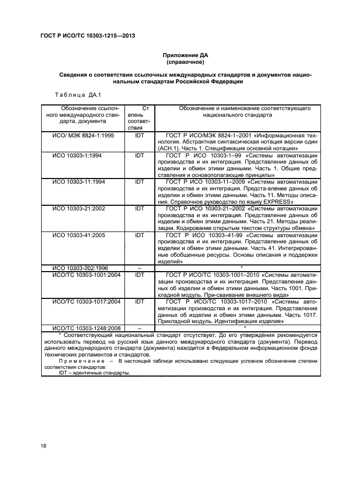 ГОСТ Р ИСО/ТС 10303-1215-2013