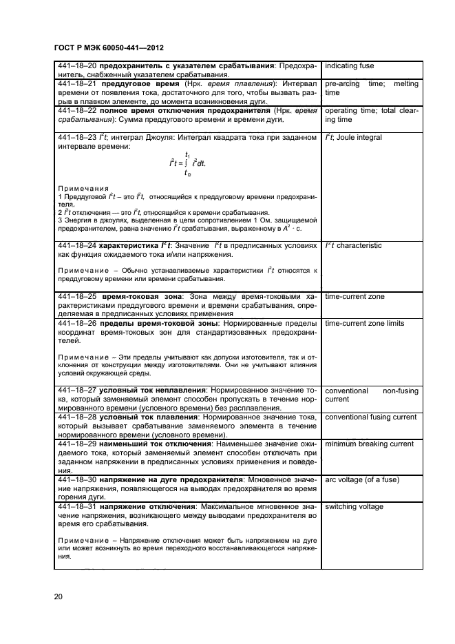 ГОСТ Р МЭК 60050-441-2012