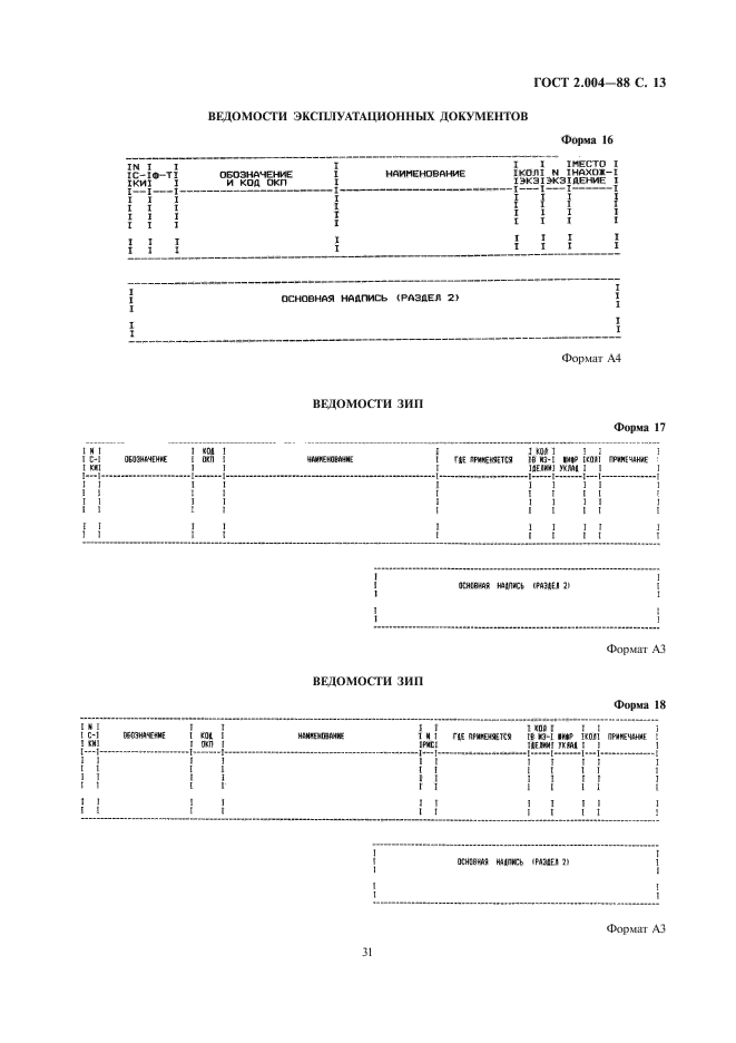 ГОСТ 2.004-88