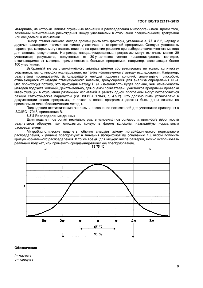 ГОСТ ISO/TS 22117-2013