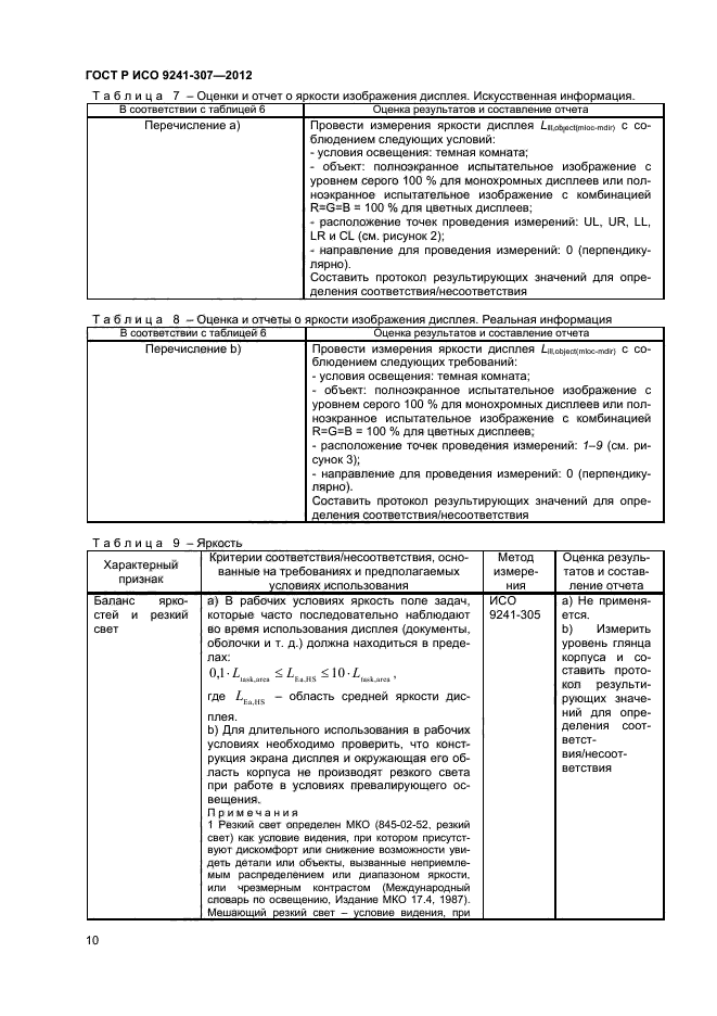 ГОСТ Р ИСО 9241-307-2012