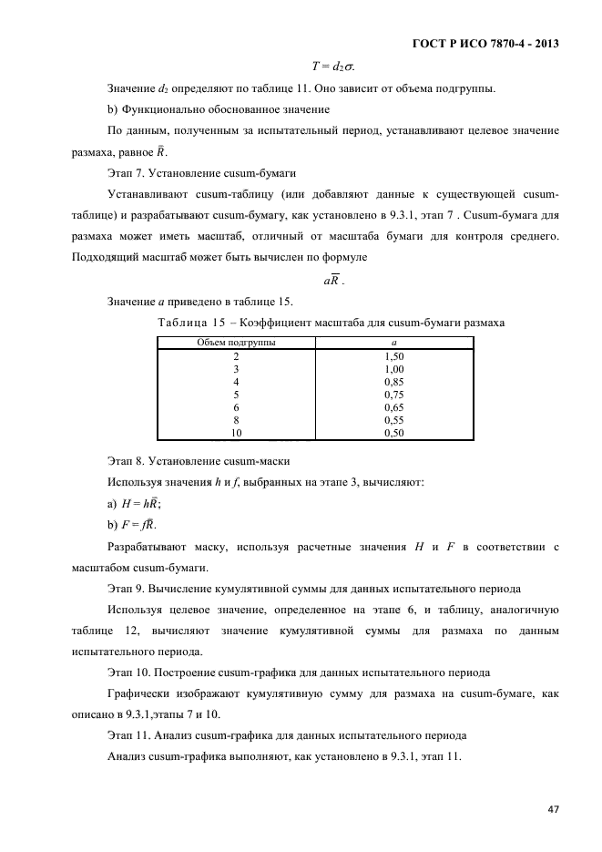 ГОСТ Р ИСО 7870-4-2013