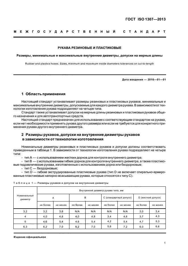 ГОСТ ISO 1307-2013