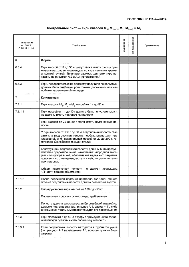 ГОСТ OIML R 111-2-2014